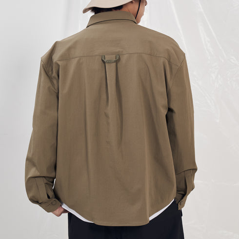 Boysnextdoor 多口袋防潑水襯衫